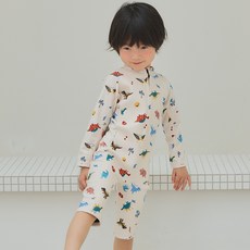 아이엠베베 아동용 앙팡 체온 보호 올인원 UV차단 베베샤 래쉬가드