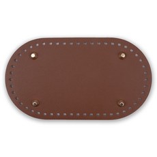 Jinga包底 橢圓形 25 x 12 cm, 1個, 棕色