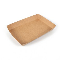 The Pack Company 紙製方形托盤 5-1號, 牛皮紙, 100個