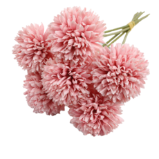 Living&Do 風信子人造花 一束, 深粉紅色