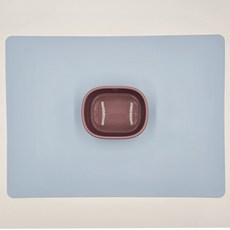 집사람 실리콘 테이블 매트, 스카이블루, 30 x 40 cm, 1개