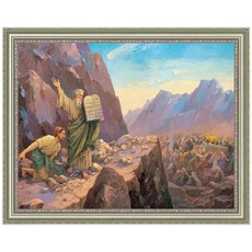 이요한 화백 캔버스 성화 30 모세의 십계, 실버2