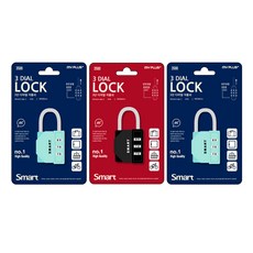 The Open House智慧3段旋鈕鎖 隨機出貨 3件組, 1套