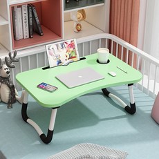 더보니 다용도 접이식 침대 테이블, 그린