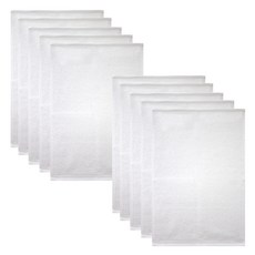 Songwol 松月 純色抹布, 白色的, 10個