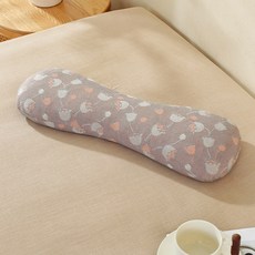 soonZAM 透氣性佳的多功能蕎麥枕, 灰色, 1個