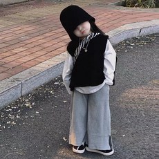 Uvely 兒童 Blun 基本款針織背心