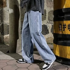 JTL 男款 Oversize 街頭寬版牛仔褲