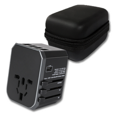 Tour Tech 旅行適配器 TYPE-C 4USB JY-305B + 小袋, 1套