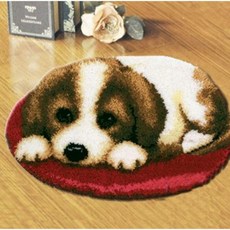 101Do Latch Hook地毯刺繡套組, 08 Puppy 2, 1組
