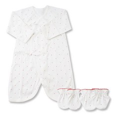 babybear 嬰兒印花蝴蝶衣+手套+腳套