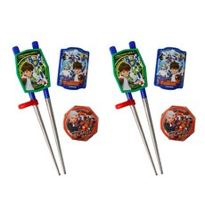 LILFANT 魔車戰魂學習筷+替換裝飾 2入, 2組, 混色