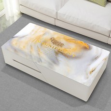 I Love Home 大理石紋防水多功能桌墊, TYPE7, 70 x 70 cm