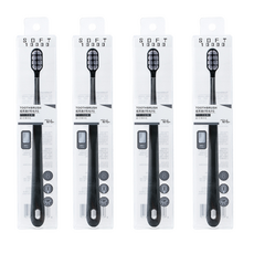 彈力細軟毛 黑色, 4個, 1入