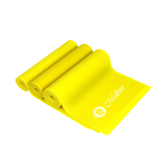 MELKIN Sports 健身專用乳膠彈力帶, 黃色的