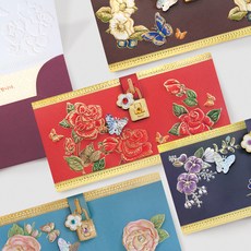 From&To 秘密零用錢信封 FB223-12456 5件組, 混合色, 1套