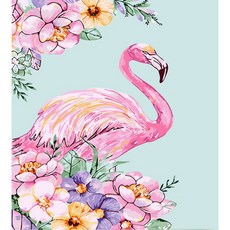 Aiemmini DIY 星光畫+光纖心情燈套組 30 x 40cm, 火烈鳥