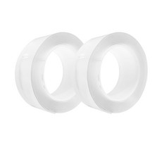 自然公園魔法星星膠超強力雙面膠 2mm*40mm*3m 2入+1mm*15mm*3m, 透明度, 1套