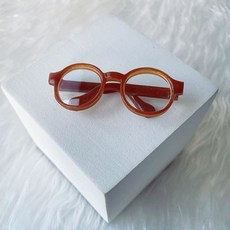 Chilshi Labubu 娃娃眼鏡配件, 棕色, 1個