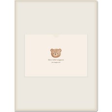 Recoz 寶寶超音波相簿 L(260 x 210 x 23mm), 香草白, 40張 - 珍藏寶寶成長點滴, 1本