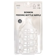 Dailylike 矽膠奶嘴, 第3階段(3~6個月), 1組