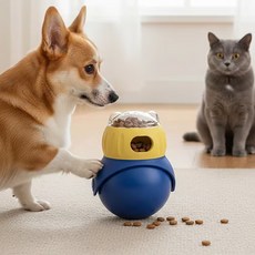 레드퍼피 부엉이 스낵볼, 혼합색상, 1개