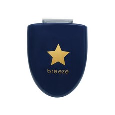 BREEZE印花緩降馬桶蓋, 海軍藍, 1組