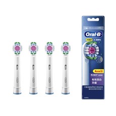 Oral-B 歐樂B 亮白拋光X型刷頭, EB18-4, 4個