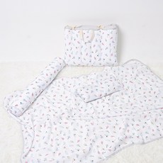 ahtty blanc 幼兒人造絲午睡被套組 可分離式, 棕櫚樹