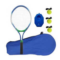 VWY青少年初學者球拍 52cm+球 3入+球拍架+球拍包組, 混合顏色, 單品