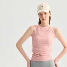 C.O.B 女款跑步健身瑜伽輕量網眼無袖上衣