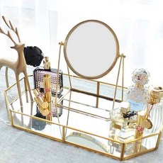 金色化妝鏡, 圓形