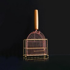 Lanboer 貓砂鏟+收納支架組, 粉紅金