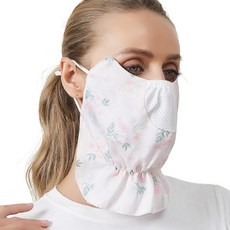 마켓감성 야외활동 플라워 마스크, 타입3, 1개