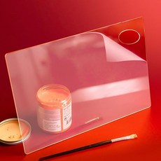 透明矩形調色盤 20*30cm, 1格, 1個