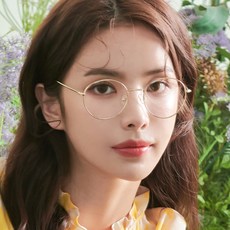 베이마 메탈 동그란 청광 베이직 ZEISS 드라이브세이프 렌즈 안경