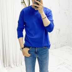 Ador 經典軟棉跨度 9 色基本款圓形長袖 T 卹