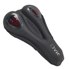 Dvic SBR 矽膠前列腺鞍座套, 黑色的, 1個