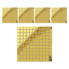 모네스페스 자기질 모자이크타일 25mm, 골드 유광, 5개