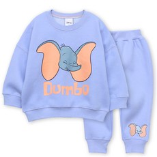 Little rabbit 孩童小飛象刷毛長袖衣褲組