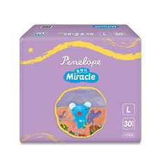페넬로페 미라클 올데이 밴드기저귀 공용, 4단계, 30매