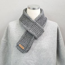迷你圍巾DIY組, 1個, 15淺灰色