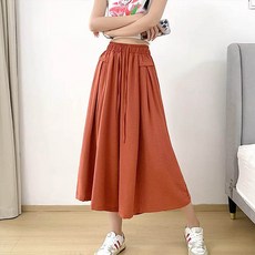 앤드스타일 여성용 큐롯스트링 밴딩 치마바지 262471