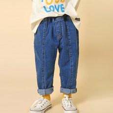 chocomong 兒童款Want開衩牛仔褲