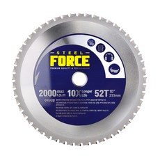 STEELFORCE 金屬切割機圓鋸片 TH-SC255SB, 1個