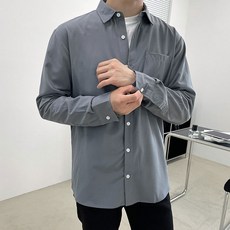 CONFIAR 素色長袖襯衫 TC6107