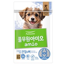 풀무원아미오 강아지 건강담은트릿, 뼈/관절강화, 80g, 1개