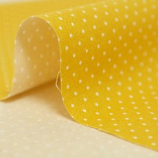 Shushurum 圓點布料 1mm SH-216, 黃色, 1個