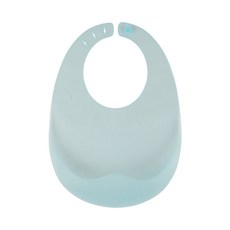 Yecomam 果凍矽膠接飯圍兜, 藍色, 1入