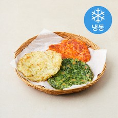 쿡생 삼색모듬전 (냉동), 300g, 1개